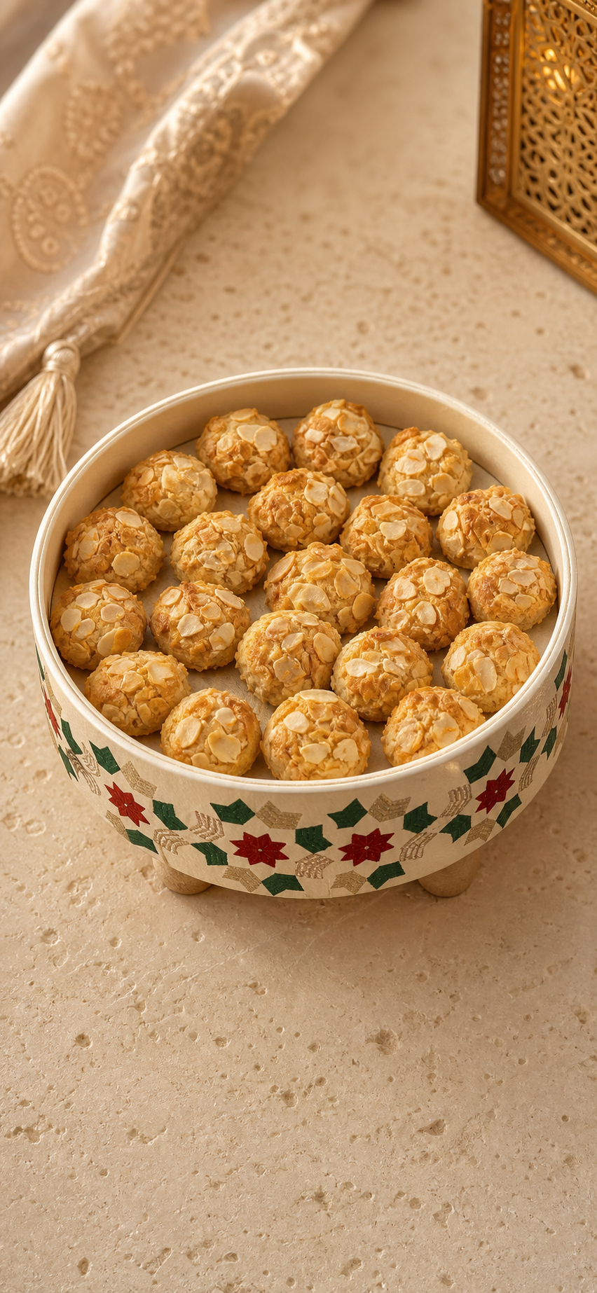 Gâteaux marocains aux amandes faits maison